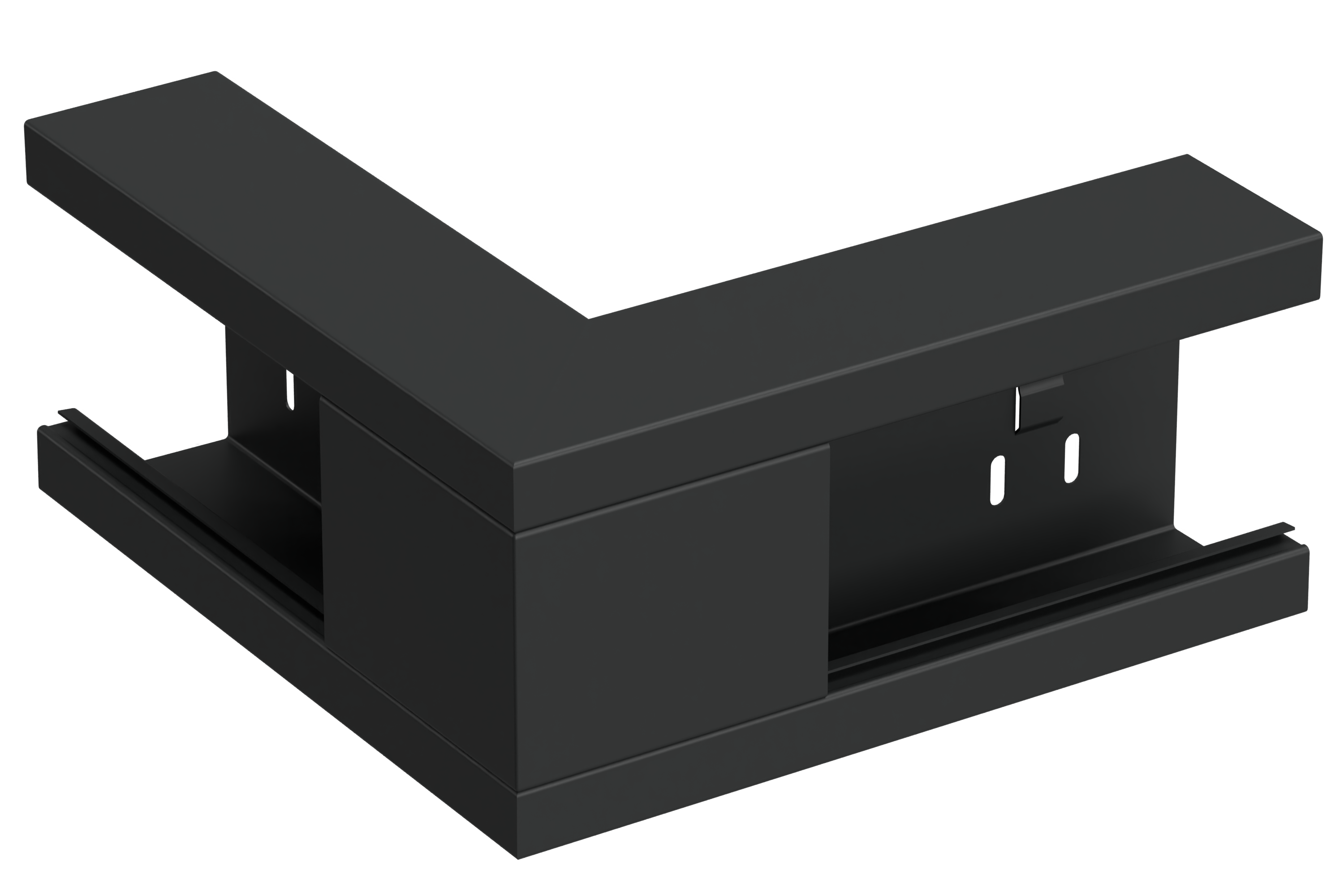 External corner kit 120/65 black R9017 Wibe group