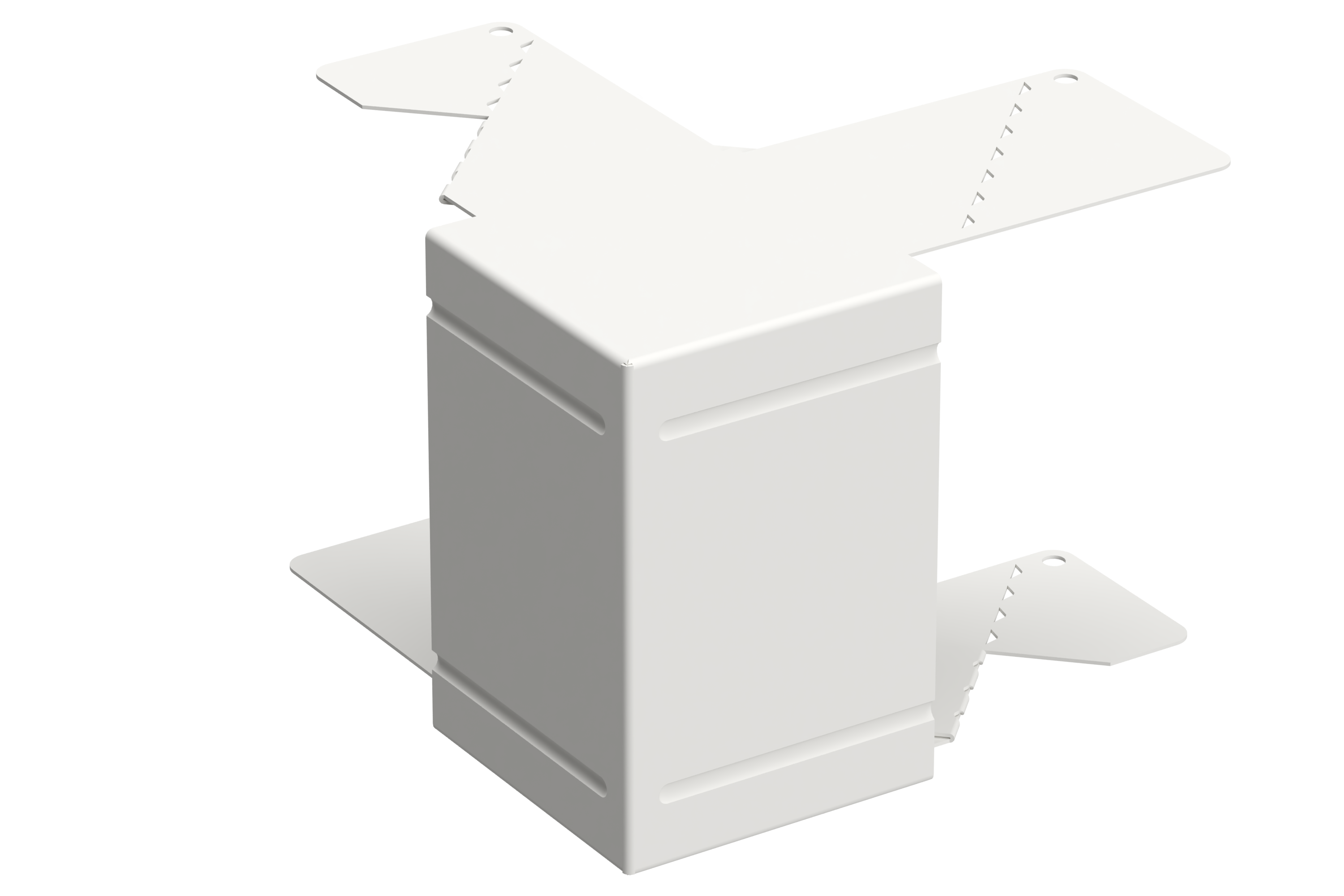 Universal Corner 110 72 White R9003 Wibe Group