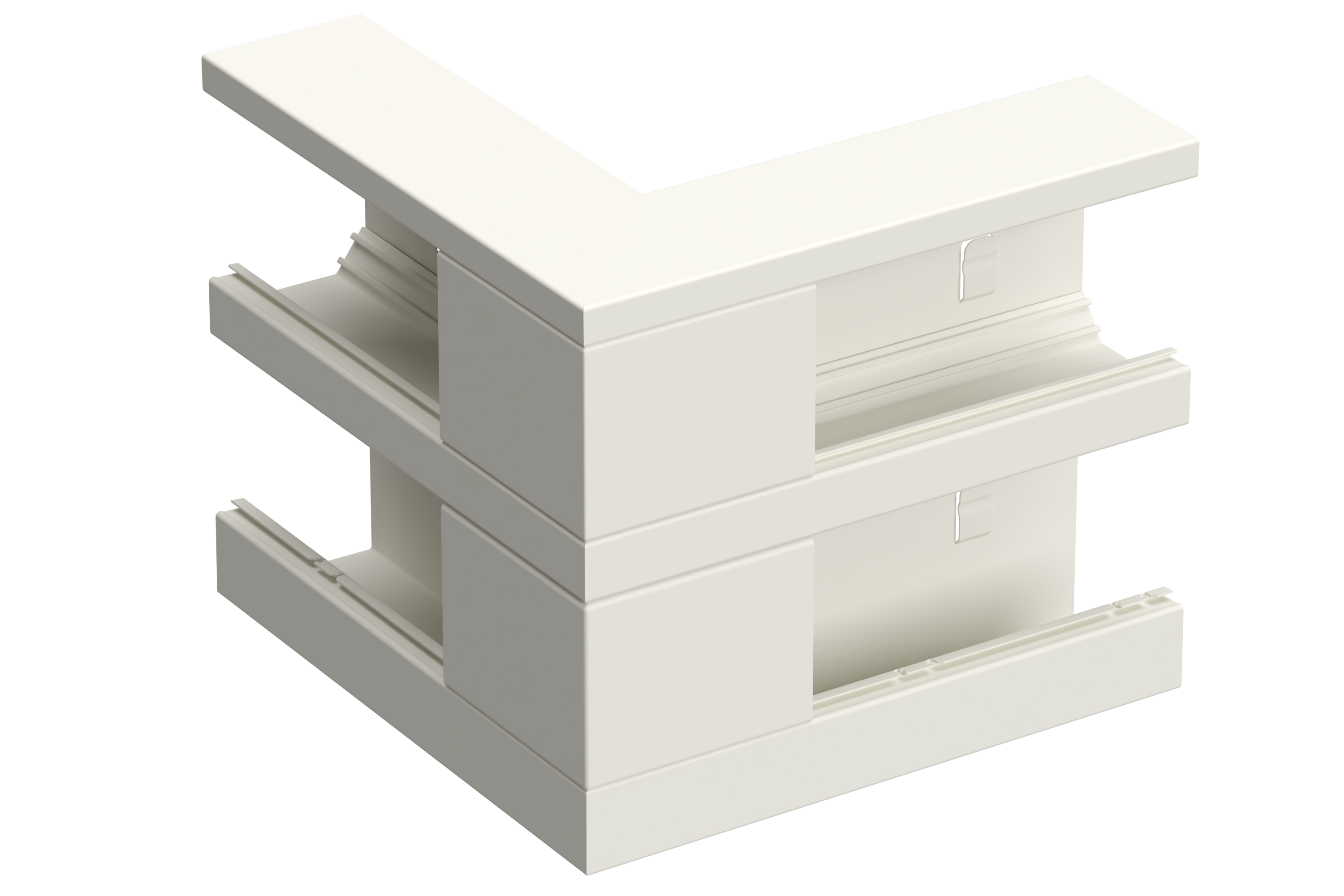 External corner kit 233/72 white R9010 Wibe group