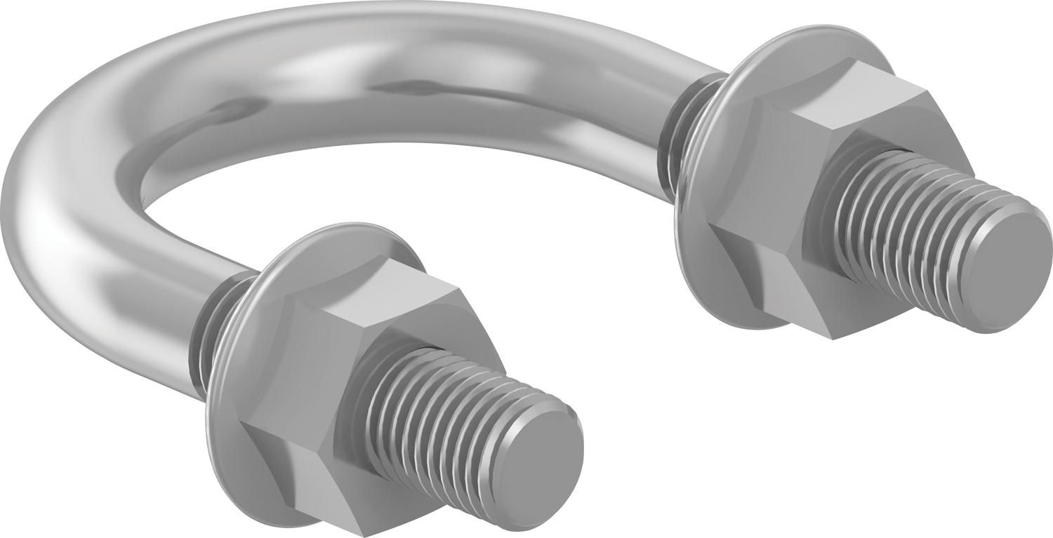 Ubolt set M8 dia 32mm HDG Wibe group